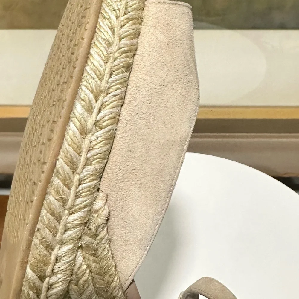 🌹STUART WEITZMAN🌹 Tia Espadrille Wedge Sandal Size: 8.5B